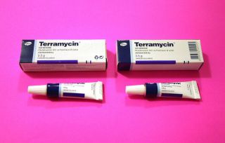 2X Pfizer TERRAMYCIN Pet Antibiotic Eye Ointment ~ U.S. Seller ~ Exp 