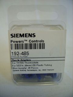 siemens thermostat plug in adaptors 192 485 th19x time left
