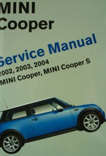 2002 2003 2004 MINI COOPER & MINI COPPER S Service Repair Shop Manual 