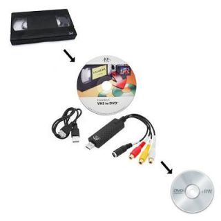   VHS To DVD 4.0 HD Video Conversion Software Kit Edit Cassette LP To CD