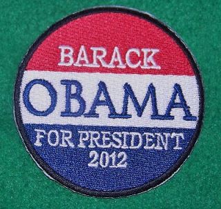 BARACK OBAMA US Presidential Candidate 2012 Collectible Patch W/ FREE 