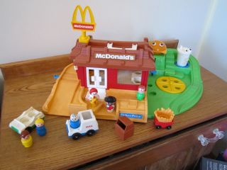   Little People McDonalds 2552 Box Ronald Play family car Hamburgler