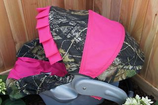 GRACO SnugRide INFANT CAR SEAT COVER Mossy Oak Camo hot pink