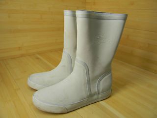 lacoste rain boots size 7 womens white shoes