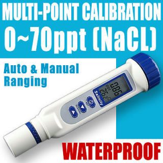 salinity meter w temp 0 70ppt water quality tester from