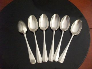 antique epns silver dessert table spoons JD & S james dixon & sons