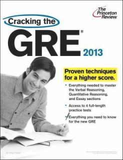 Cracking the GRE, 2013 Edition (Graduate School Test Pre by Princeton 