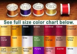 PEARSALL SILK THREAD 24 colors Available Fly Tying & Rod 