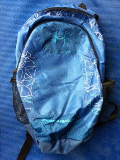 Under Armour School Bag Backpack Gym Bag Girls Ladies Blue Quality 