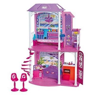 Barbie 2 Story Beach House Toys Kids Children Dolls Furniture 