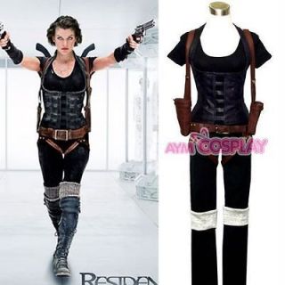 Resident Evil Afterlife Alice costume Movie Costume cosplay Tailor 