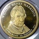 2009 S PROOF William Henry Harrison Presidential Dollar DEEP CAMEO