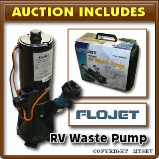FLOJET Portable RV Waste Water Macerator Pump Kit   Brand New 