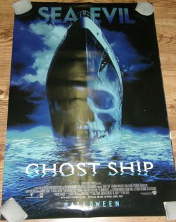 SEA EVIL   GHOST SHIP MOVIE POSTER 27X40 DOUBLE SIDED 2002 ORIGINAL