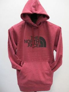   NORTH FACE HALF DOME HOODIE~ AAZZ~ PERFECT SOFT HOODIE~ RED/ GREY