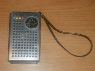   SONY TR 4100 Solid State Transistor AM Pocket Radio TESTED WORKS