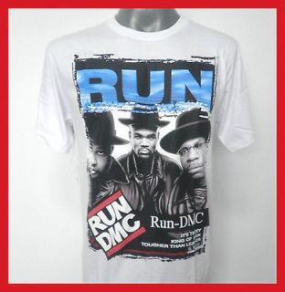 run dmc hip hop rap rock t shirt white size medium