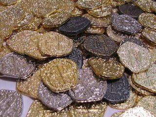 LOT 50   ATOCHA PIRATE TREASURE COINS GOLD & SILVER DOUBLOONS COBS