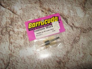 BARRACUDA AXLE TO FIT LOSI RIMS FOR CUSTOM WORKS RC ONE ONLY BCA3011