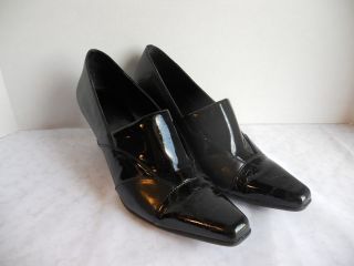 womens franco sarto black pumps size 8 1 2 m high heels