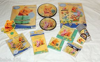 WINNIE THE POOH AND FRIENDS~CHOOSE YOUR ITEMS~BABY SHOWER/BIRTHDA​Y 