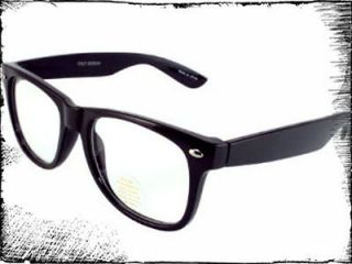   Retro Style Non Prescription Clear Nerd Glasses Free Auction USA
