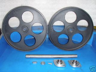 bandsaw wheels bandwheels 16 with shaft bearings new build your