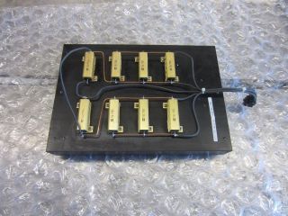 LOT OF 8 OHMS POWER RESISTOR WITH RACK 11031198 CGS HSA50 CHARMILLES 