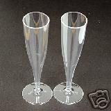 oz 1 piece plastic champagne flute glass glasses time