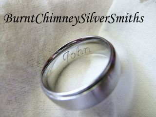 Personalized Stainless Steel Name Ring For Men and Women Friendship 