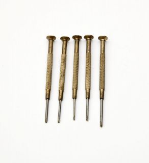 watchmakers set of 5 philips cross head screwdrivers from united 