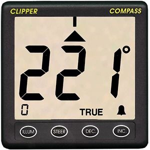 clipper compass system with remote fluxgate sensor cl c time