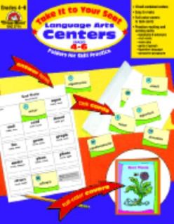 Literacy Centers, Grades 4 6 by Evan Moor 2005, Paperback, Supplement 