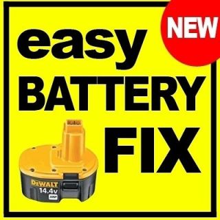 Dewalt Battery New Fix DE9096 18V 2.4AMP NI CAD BATTERY UK & CE 18VOLT