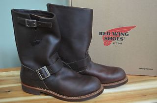 New Red Wing 2991 11 Engineer Boots Motorcycle Riding Brown Leather 