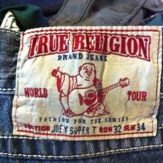 True Religion Brand Jeans Joey Super T, Row 32 Seat 34 100% Authentic
