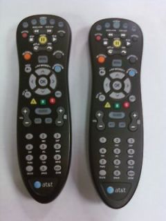   listed AT&T U verse Cable Black Remote Controls   Lot of 4 Remotes