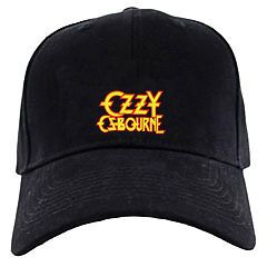 ozzy ozbourne embroidered velcro cap heavy metal stoner