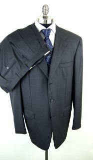 New STEFANO RICCI Italy 100% Super 180s 14 Micron Wool Suit 58 48 48R 