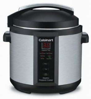   CPC 600 1000 Watt 6 Quart Electric Pressure Cooker, Brushed Stainless