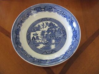 ridgway blue willow soup bowl 7 5 england vintage time
