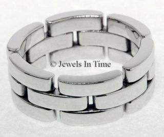 Cartier Panthere Ring 18k White Gold Size 53 +Box