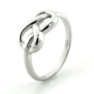 sterling silver infinity promise knot ring more options size time