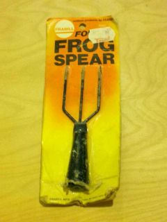 Vintage Frabill Frog Gig Fishing Spear old tackle hunting unused FREE 