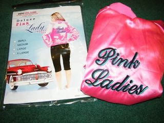 Adult Pink Ladies Jacket Deluxe Quality Grease SIZE MED. WORN ONCE