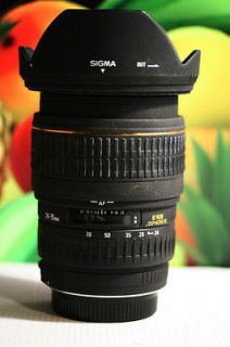newly listed sigma 24 70mm f2 8 ex if lens