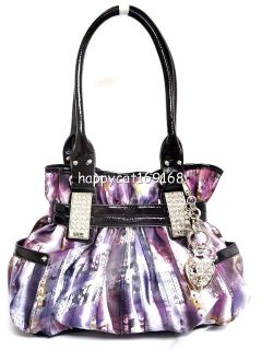 Kathy VanZeeland Spotlight III Belt Shopper Handbag Sequins Disco