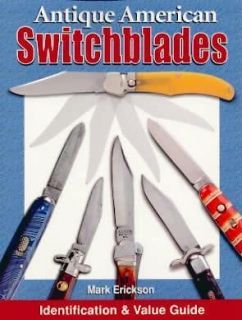 vintage switchblade knife book schrade shapleigh case 