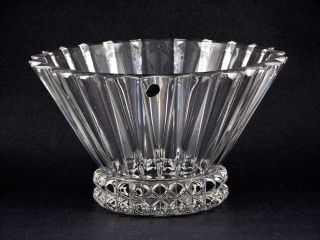 large thick crystal bowl made in germany by rosenthal time