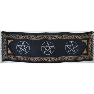 Pentagram Altar Cloth Tablecloth 22 x 72 Wicca Pagan Witchcraft